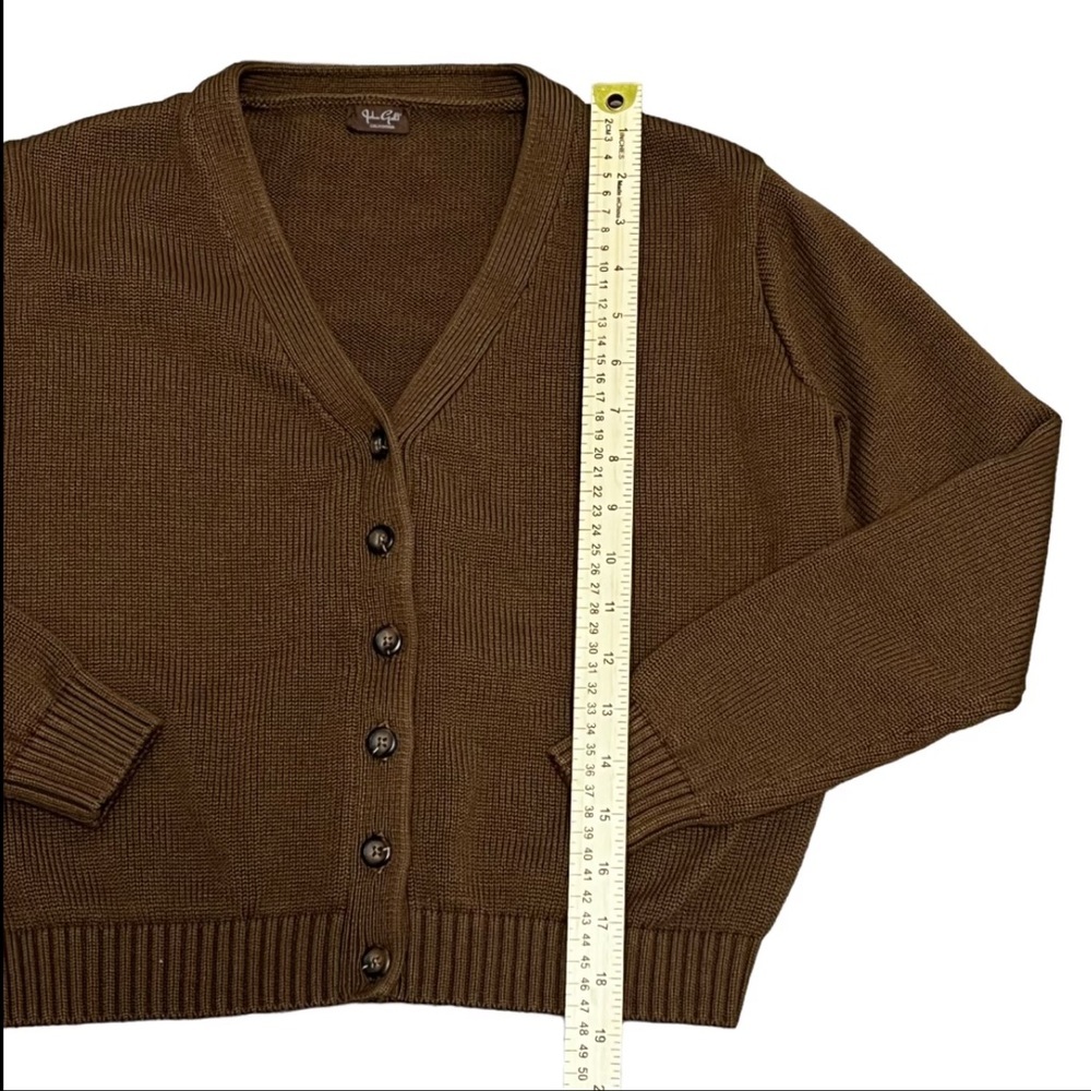 J. Galt California One Size fits Most S M L XL Women’s Cardigan Sweater Brown - Picture 9 of 9